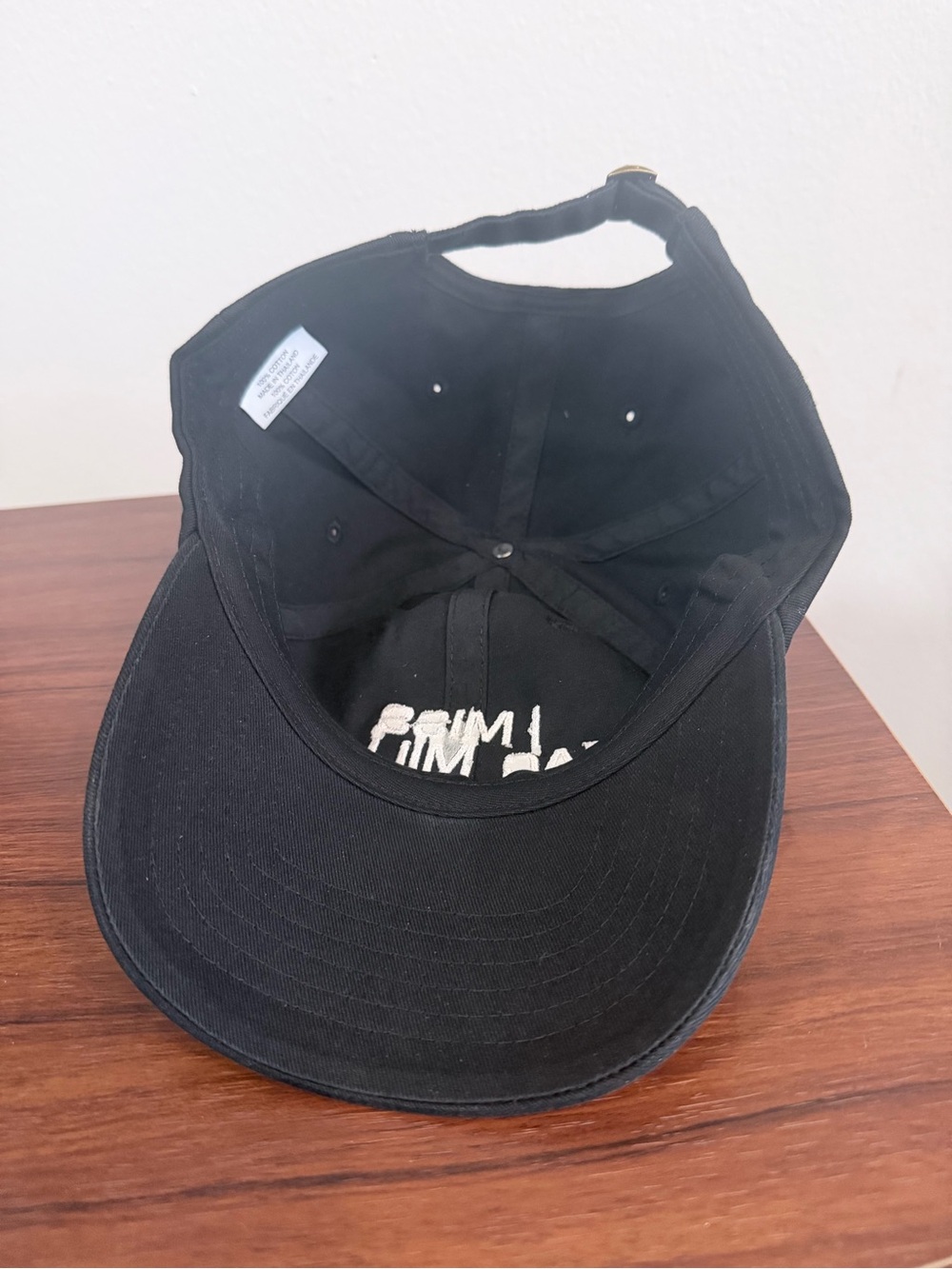 Black 'I MISS MAC MILLER' Embroidered Dad Hat - Picture 2 of 3